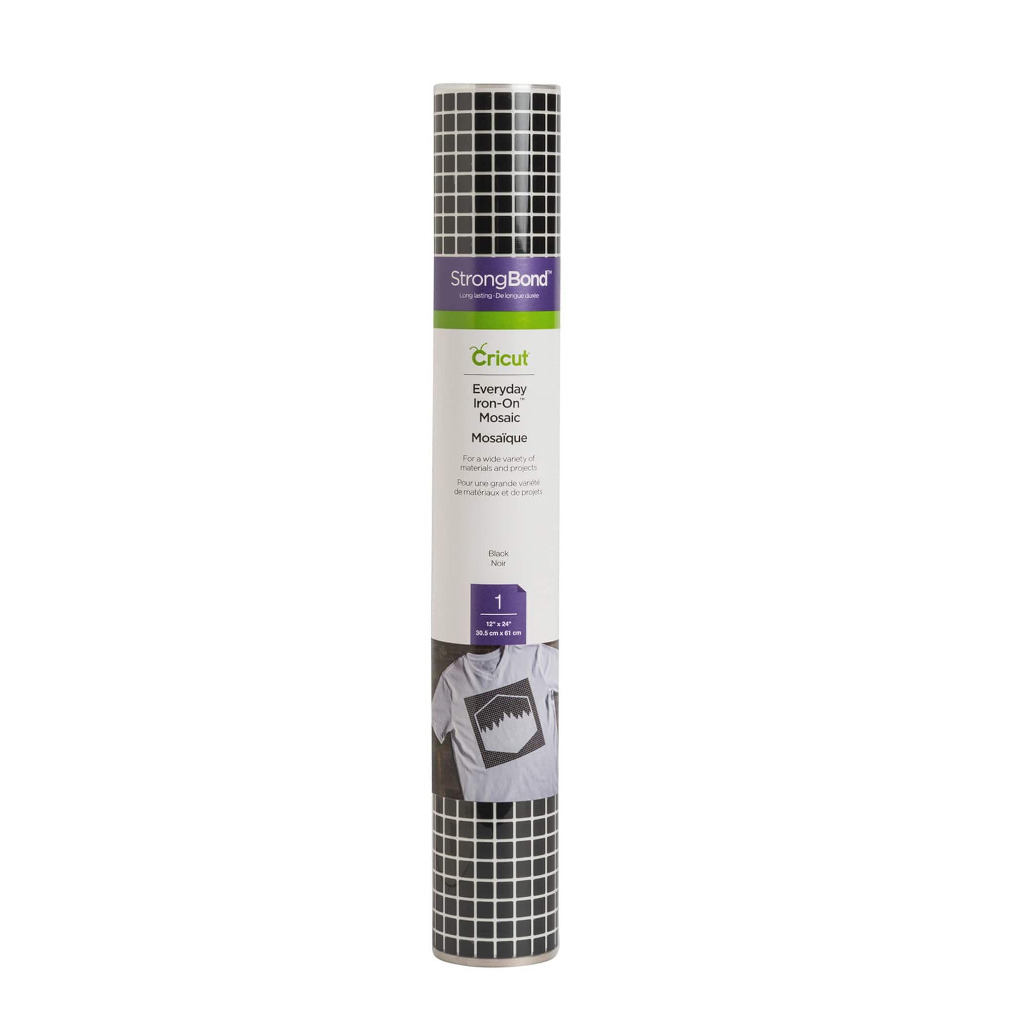 Cricut® Everyday Iron-On™ Black Mosaic Squares